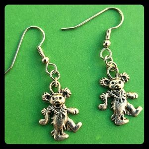 Grateful Dead Jerry Bear Earrings